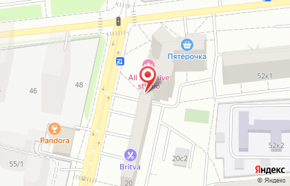 Магазин тканей в Москве на карте