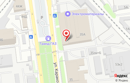 Типография Абрис на улице Каракозова на карте