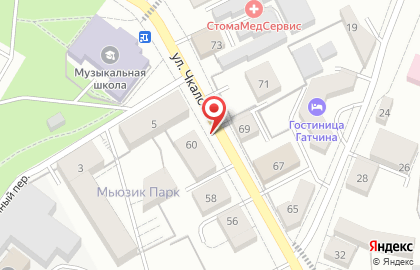 МебельТорг на улице Чкалова на карте