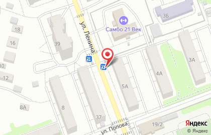 Киоск по ремонту обуви, г. Фрязино на улице Ленина на карте