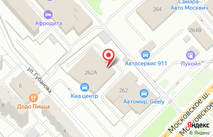 Киа Центр на Московском на карте