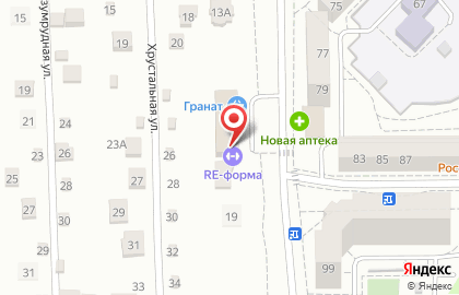 Фитнес-клуб RE-форма на улице Ульяны Громовой на карте