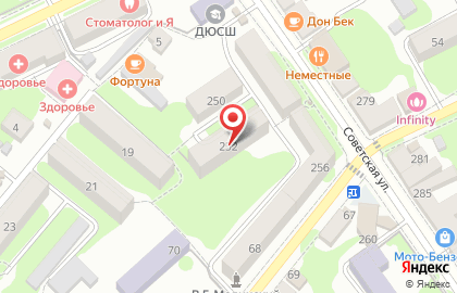 Аквариум в Тамбове на карте