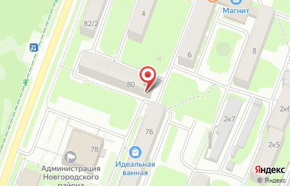 Магазин Околица на Большой Московской улице на карте
