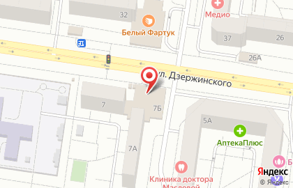 Магазин BEERжа на улице Дзержинского на карте