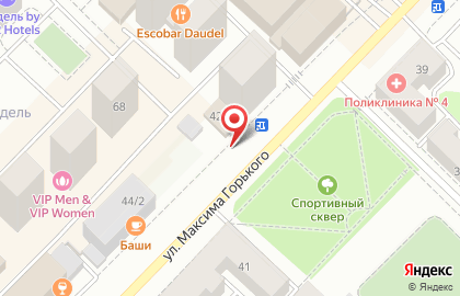 Сеть цветочных салонов Акация на улице Максима Горького на карте