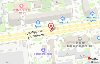 Звёздное детство на улице Фрунзе на карте