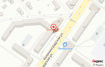 Магазин товаров для шитья и рукоделия Костюмер на Калининградской улице на карте