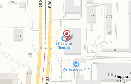 Магазин Подкова на улице Попова на карте