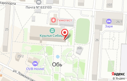 Школа танцев Непоседы в Новосибирске на карте
