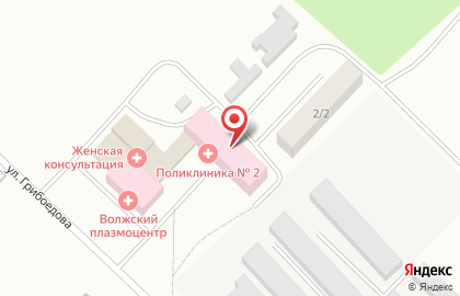 Городская поликлиника №2, ЦГБ на карте
