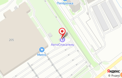 Шиномонтажный центр АвтоСпасатель на Московской улице на карте