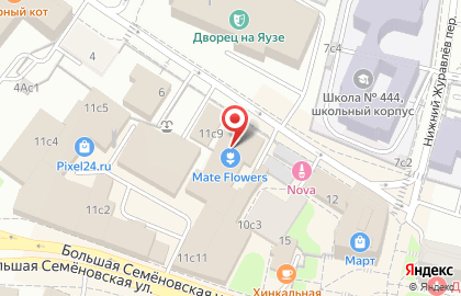 Туристическая компания Tour East group на площади Журавлева на карте