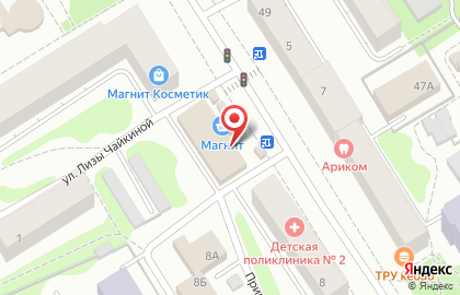 Славянское на улице Маршала Мерецкова на карте