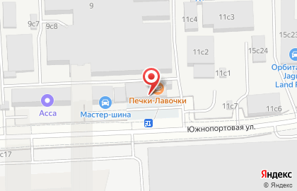 Автоломбард 1 на Южнопортовой улице на карте