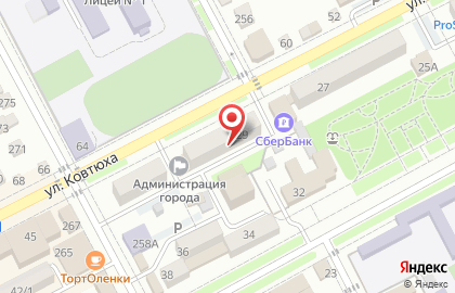 Страхование на улице Ковтюха на карте