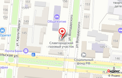Микрокредитная компания Пенсионная Касса Взаимопомощи на улице Володарского на карте