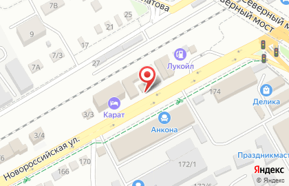 Шиномонтажная мастерская Ремонт дисков на Новороссийской на карте