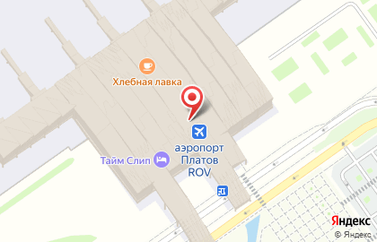 Авиакомпания Аэрофлот в Ростове-на-Дону на карте