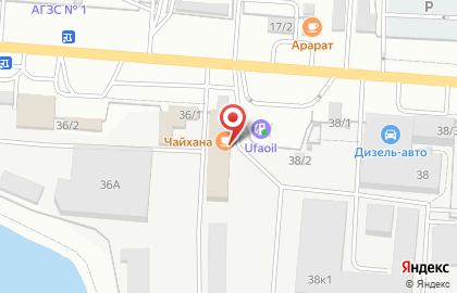 Чайхана в Уфе на карте