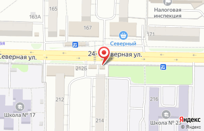 Пекарня Пекарушка на 24-ой Северной улице на карте