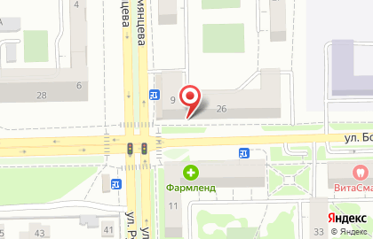 Мебельный салон в Челябинске на карте