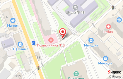 Магазин одежды Планета Секонд Хенд на Строительной улице на карте