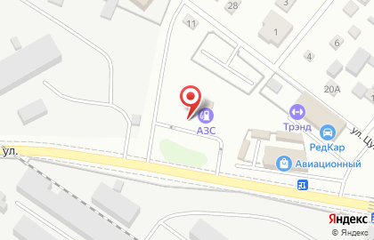 АЗС ЭталонПлюс на Авиационной улице на карте