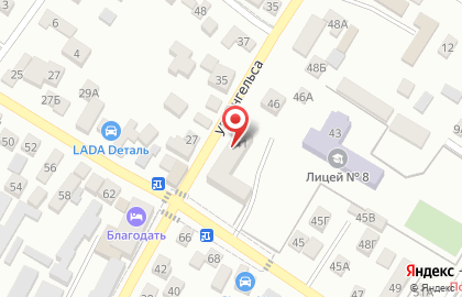 Стоматологический кабинет на Октябрьской улице на карте
