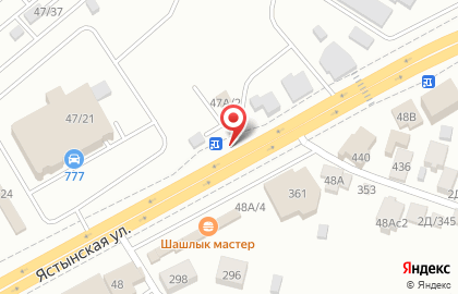 Шинный центр База автошин на Ястынской улице на карте