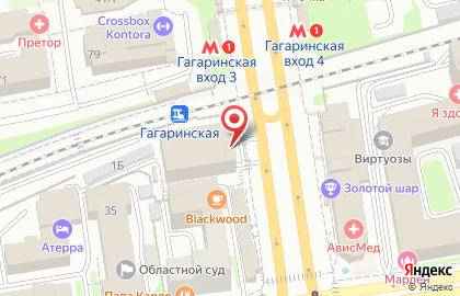 Бизнес-центр Кристалл на Красном проспекте на карте