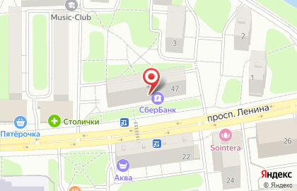 Сервис по поиску и покупке недвижимости ДомКлик на проспекте Ленина на карте