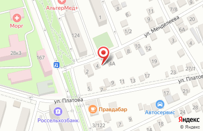 Продовольственный магазин Лукошко на улице Менделеева на карте