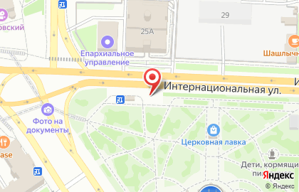 Ресторан Перец на Интернациональной улице на карте