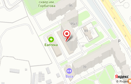 Строящийся жилой дом по ул. Советская, 89/1 на карте