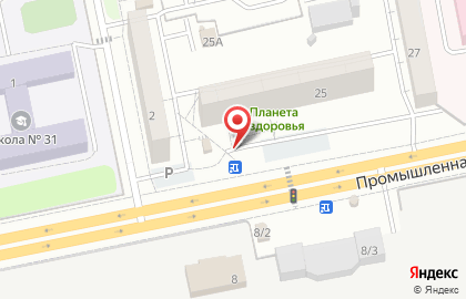 Киоск по продаже фруктов и овощей Первомайский район на Промышленной улице на карте