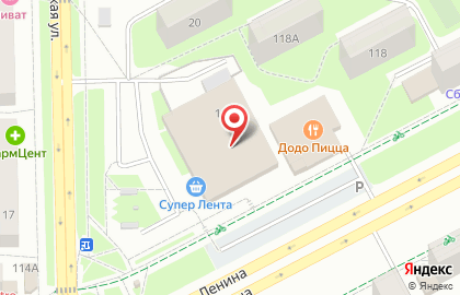 Кора на проспекте Ленина на карте