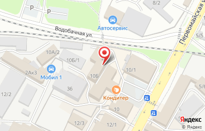 ООО АВА на Первомайской улице на карте