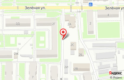 Шарм на Зелёной улице на карте