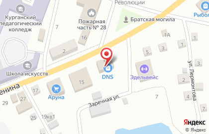 DNS в Кургане на карте