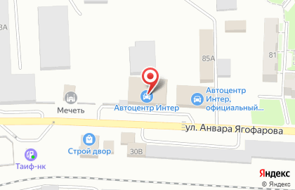 Автоцентр Интер на карте