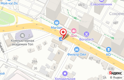 Кафе Лоза в Ленинском районе на карте