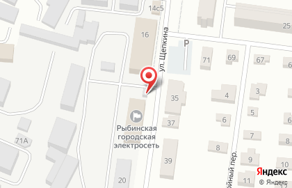 Рыбинская городская электросеть на карте