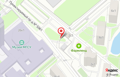 Киоск по продаже колбасных изделий, Ярославский район на карте