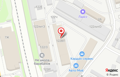 Автолинк на площади 1905 года на карте