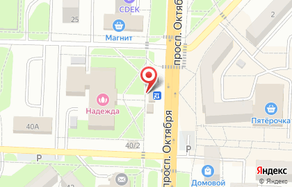 Гриль-бар ЗакусOn на проспекте Октября на карте
