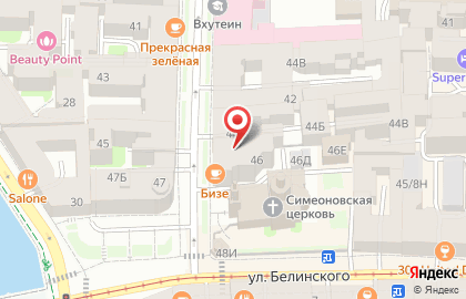 Секонд-хенд в Центральном районе на карте