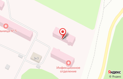 Братская городская больница №5, ОГАУЗ на карте