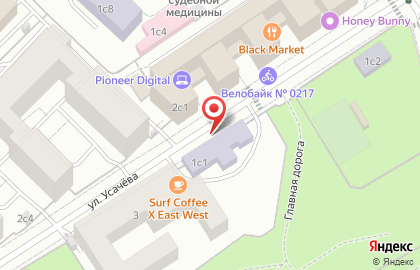 KNIGHTSBRIDGE PRIVATE PARK, жилой квартал, ООО РЕСТАВРАЦИЯ Н на улице Усачёва на карте