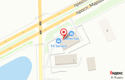 Автосервис FIT SERVICE в Заозерном районе на карте